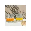 Kristal Desenli 2li Set Meşrubat Bardağı