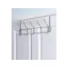 Krom kapı arkası askı, 12 kancalı