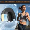 Kulaklık, HyperX Cloud 3, Cloud 2, Cloud 1, Cloud Alpha, Flight, Stinger, Core Uyumlu Soğutucu Jel Pedi - İpeksi Serin Kumaş & Hafızalı Köpük (Memory Foam) Kulaklık Süngeri (Soğutucu Jel - Kumaş)
