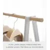 Kule gardırop standı; çelik, beyaz, tek boy
