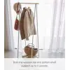 Kule gardırop standı; çelik, beyaz, tek boy