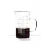 Kulplu uzun form beher, 600 ml
