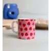 Kupa, Çilek Tasarımlı