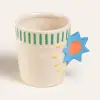 Kupa; Sımıng Stoneware 285 Ml Mavi, Yeşil