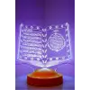 Kuran-ı Kerim 3D LED Lamba