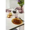 Kusintha Cam Tabak Çap 25 cm Amber