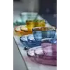 Kusintha Cam Tabak Mavi Çap:25 Cm
