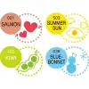KUTC-6100-4V Zig 4 Clean Colour Dot kalem seti, multi, S, 4 adet