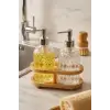 Lanzo - Bambu Standlı 2li Sabunluk Seti