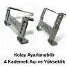 Laptop Standı Metal Siyah STP4025 (Siyah, Medium)