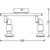 LED spot 2x3W