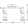 LED spot 2x3W