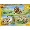 LEGO Creator 3’ü 1 Arada Vahşi Hayvanlar: Görkemli Aslan 31386
