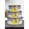 Lemon Emaye Üçlü Saklama Seti