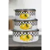 Lemon Emaye Üçlü Saklama Seti