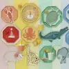 Lemon Sherbert Side Plates - Limon Sorbe Tabaklar (M) (x8)