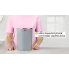 Lenox Çöp Kovası, Gri, 6 lt