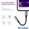 Lightning - 3.5 mm AUX Dönüştürücü 10 cm Siyah HG/Axt-01