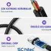 Lightning - 3.5 mm AUX Dönüştürücü 10 cm Siyah HG/Axt-01