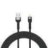 Lightning USB kablosu, 3 metre, siyah