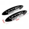Limited Edition Silver 3D Gel Oval Sticker