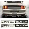 Limited Edition Silver 3D Sticker