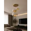 Limon 3D Desing 3 Lü Sarkıt Antrasit Avize Rustik 20-30-40 E27 Modern Avize Bohem Beton Görünüm (AMPUL HEDİYEDİR.!) YVR-B-40-102