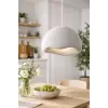 Limon 3D Desing Modern Beton Görünümlü Sarkıt Avize | Minimal Dalga Form | E27 Ampul Dahil btn-005211