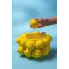 Limon Yatay Silikon Mum Kalıbı