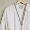 Linens Vesso Bambu S/M Bornoz Seti Ekru