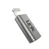 LinkTech Type-C to Lightning Dönüştürücü Adaptör, USB 3.1 Hızlı Şarj (3A) ve 5 Gbps Veri Aktarımı, iPhone ve iPad Uyumlu Kompakt Şarj Çevirici (Gri)