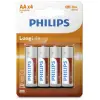 Longlife Çinko Pil AA X4 (R6L4B/10)