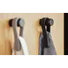 Loop Manyetik Havlu Klipsi, 9 cm, 2 adet, Siyah