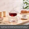 Lori Borosilikat Cam Çaydanlık