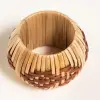 Lotus Turuncu Bambu Peçete Halkası 6 Cm
