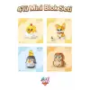 Loz Micro Block 4lü Sevimli Hayvan Seti 4 Farklı Model Dekoratif Oyuncak Yapım Seti Yapı Blok Seti