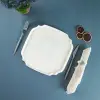 Lunar 27 cm Kare Servis Tabağı Renkli