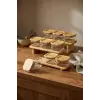 Lunaya Bambu Standlı Kahvaltılık Seti, 9lu
