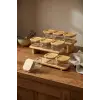 Lunaya Bambu Standlı Kahvaltılık Seti, 9lu