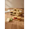 Lunaya Bambu Standlı Kahvaltılık Seti, 9lu