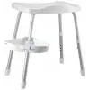 M-KV35-01 Apollo Duşlu Banyo Taburesi, Beyaz