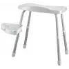 M-KV35-01 Apollo Duşlu Banyo Taburesi, Beyaz