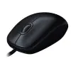 M100 siyah USB kablolu optik mouse; 1000 Dpı, PC, Mac ve dizüstü bilgisayar uyumlu