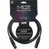 M2 MC2000 Mikrofon Kablosu Siyah 2m XLR NEUTRIK Uçlu