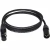 M2 MC2000 Mikrofon Kablosu Siyah 2m XLR NEUTRIK Uçlu