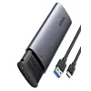 M.2 Sata NGFF SSD USB 3.1 5 Gbps Type-C Gen1 B-Key M+B Key Disk Kutusu - Uzay Grisi