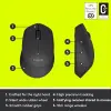 M280 Kablosuz Mouse, Siyah