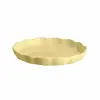 Madeleine Yivli Tart Tabağı, 30 cm, Vanilya