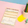 Make a Decision Pad, Checklist Funny Office not defterleri (pastel versiyon), 15,2 x 22,9 cm