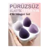 Makyaj Süngeri Kutulu Set 4lü